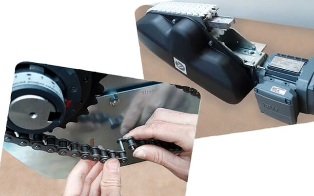 Nouveau – sous système mécanique entrainement convoyeur Flexiprod